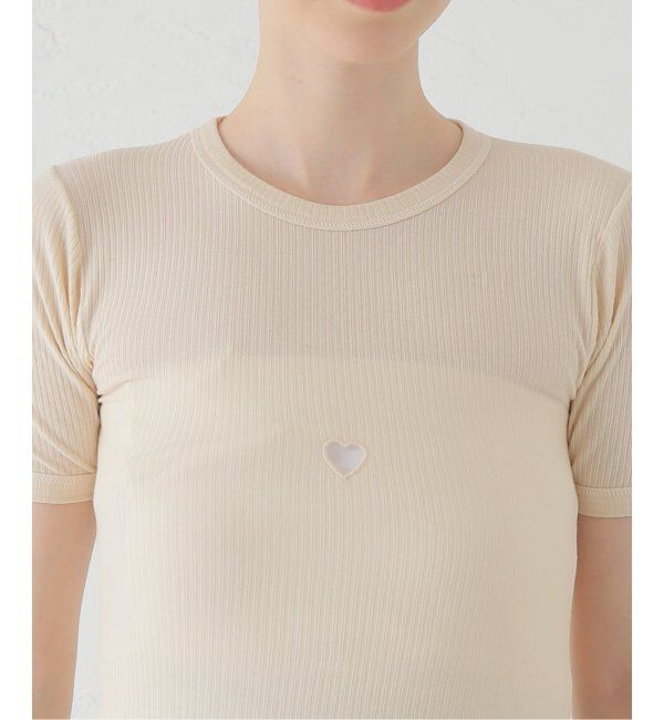 journal standard L'essage「【BASERANGE/ベースレンジ】HEART SHORT SLEEVE：Tシャツ」|Tシャツ・カットソー|