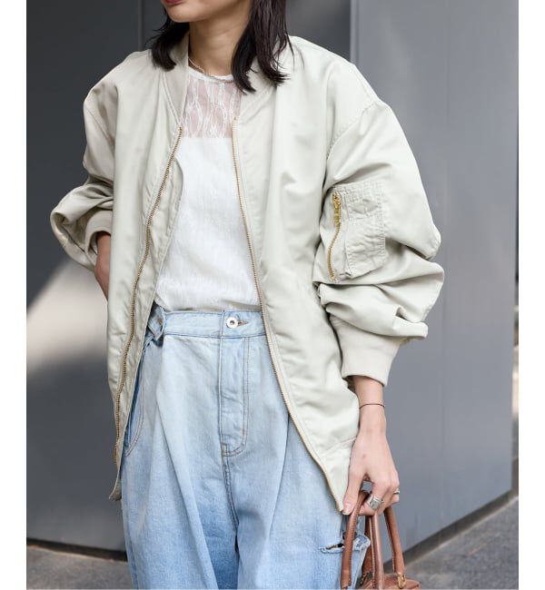 JOURNAL STANDARD「《追加》【洗える】ダブルジップMA-1」|ブルゾン・スタジャン|