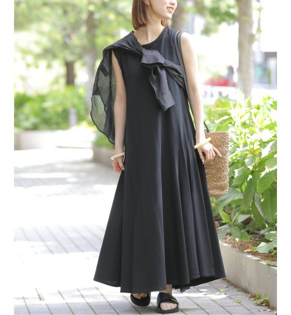 JOURNAL STANDARD relume「《追加》コットンマーメイドラインワンピース」|ワンピース|ブラック