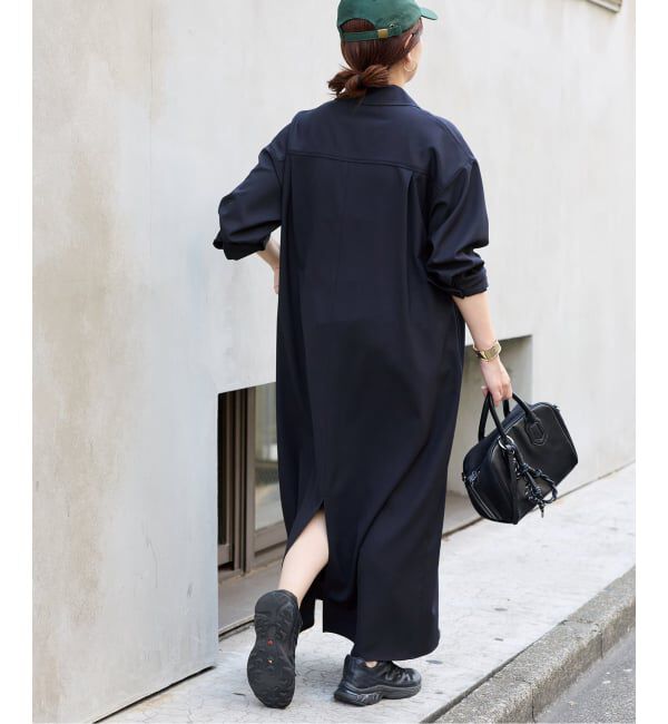 JOURNAL STANDARD「ウーリッシュツイルハーフジップワンピース」|ワンピース|