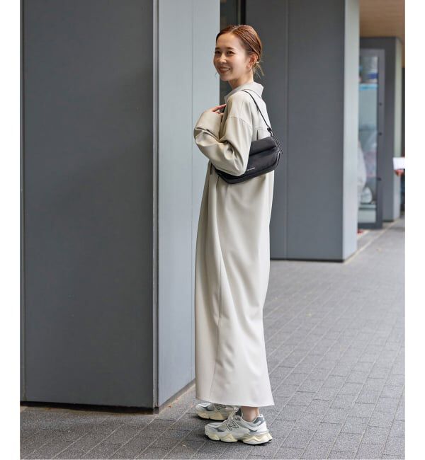 JOURNAL STANDARD「ウーリッシュツイルハーフジップワンピース」|ワンピース|