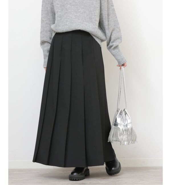 JOURNAL STANDARD relume「ワイドプリーツイージースカート」|スカート|ブラック