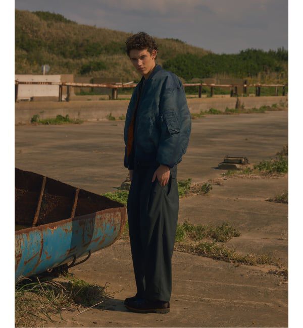 J.S.Homestead「J.S.Homestead / ダークリー MA-1」|ブルゾン・スタジャン|