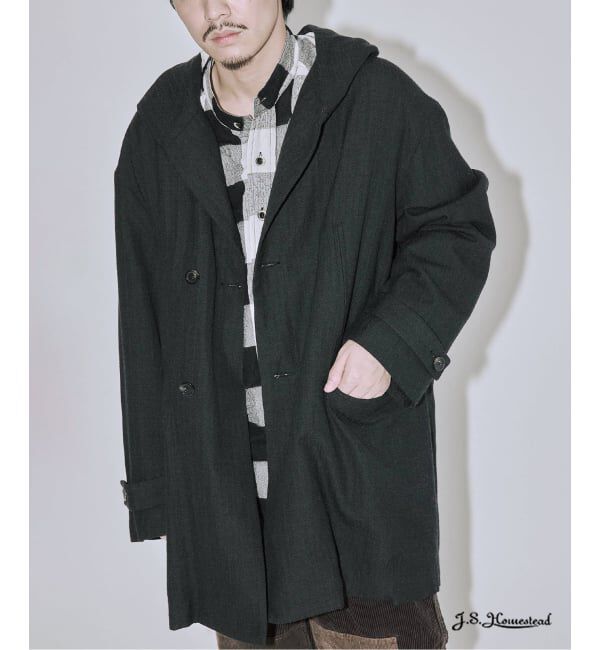 J.S.Homestead「J.S.Homestead /  W/L/Si フーディ ロング ジャケット」|その他|