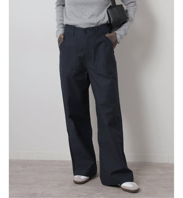 JOURNAL STANDARD relume「《追加22》ワイドベイカーパンツ」|カーゴ|ネイビー