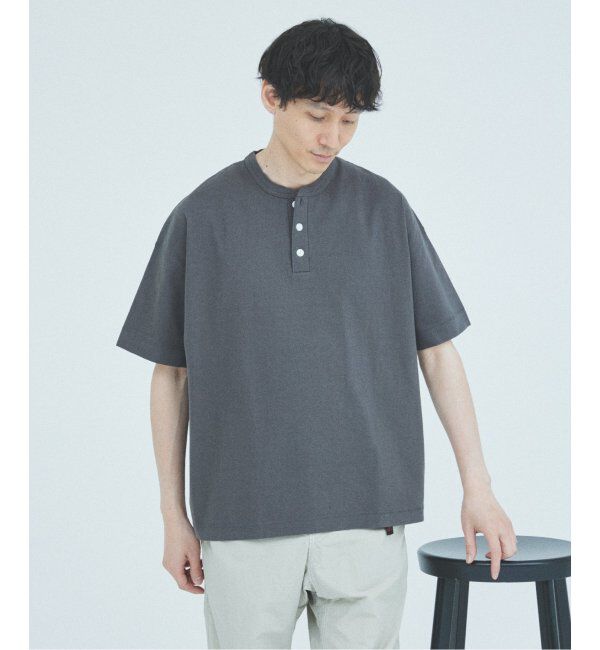 JOURNAL STANDARD「Healthknit / ヘルスニット 別注 ヘンリー ネック Tシャツ」|Tシャツ・カットソー|