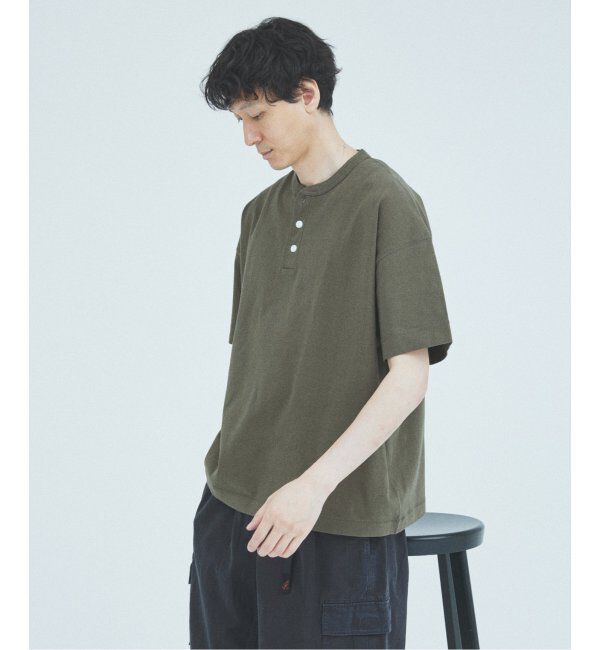 JOURNAL STANDARD「Healthknit / ヘルスニット 別注 ヘンリー ネック Tシャツ」|Tシャツ・カットソー|