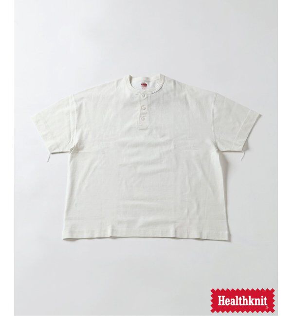 JOURNAL STANDARD「Healthknit / ヘルスニット 別注 ヘンリー ネック Tシャツ」|Tシャツ・カットソー|