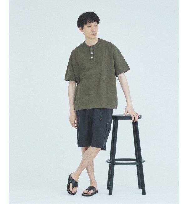 JOURNAL STANDARD「Healthknit / ヘルスニット 別注 ヘンリー ネック Tシャツ」|Tシャツ・カットソー|