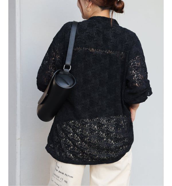 JOURNAL STANDARD「スタンドカラーレースブラウス」|シャツ・ブラウス|