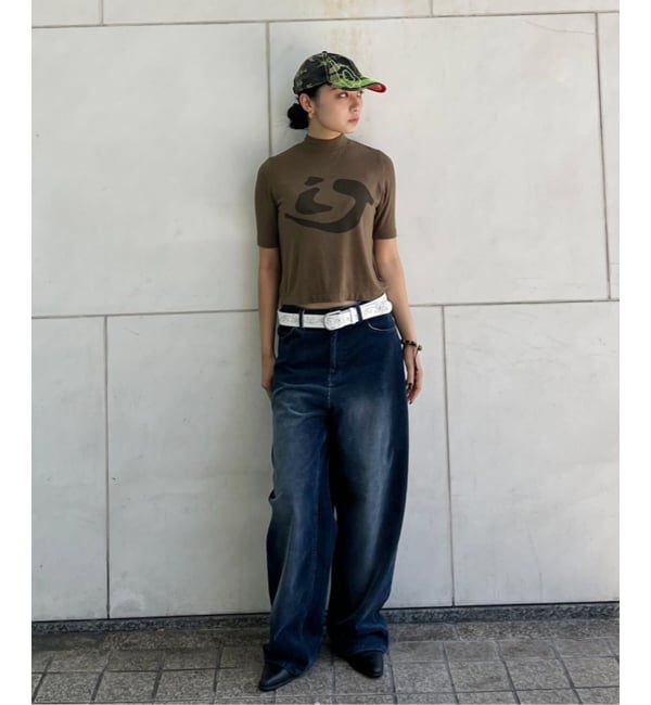 Oriens JOURNAL STANDARD「【irojikake/イロジカケ】 IJ STRETCH TOPS IG25AWTP02」|Tシャツ・カットソー|グリーン