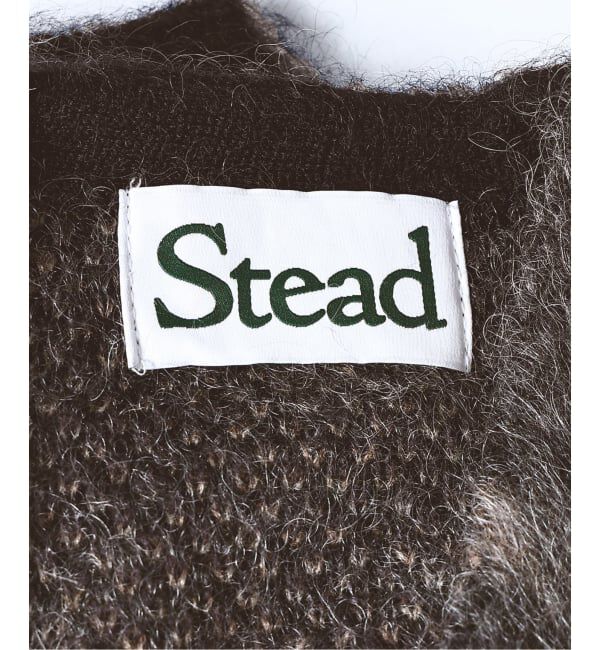 J.S.Homestead「Stead / ステッド モヘヤ ミックス プレイド カーディガン」|カーディガン|