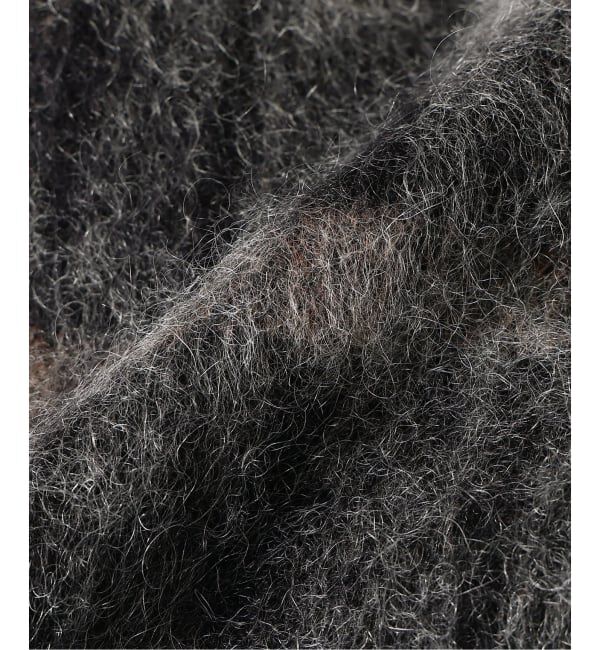 J.S.Homestead「Stead / ステッド モヘヤ ミックス プレイド カーディガン」|カーディガン|