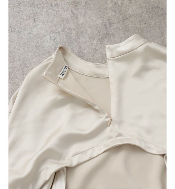 journal standard L'essage「【RECTO/レクト】OPEN BACK SCARF SATIN BLOUSE：シャツ」|シャツ・ブラウス|