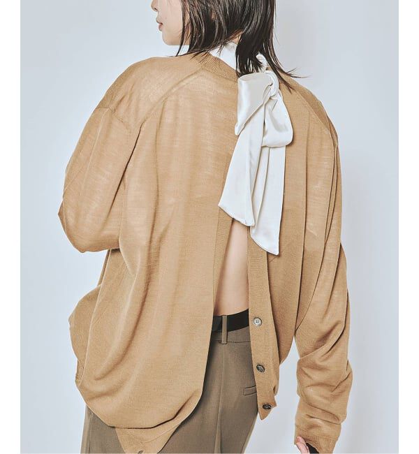 journal standard L'essage「【RECTO/レクト】BACK OPEN DETAIL KNIT TOP：ニット」|ニット・セーター|