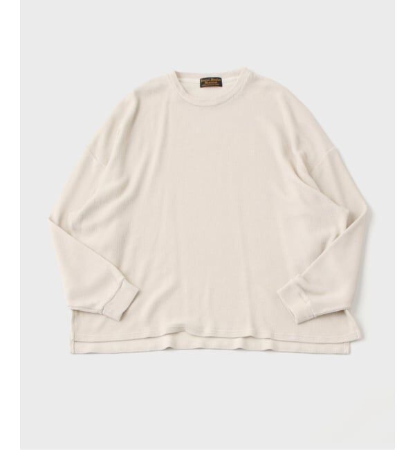 J.S.Homestead「J.S.Homestead / ブリスター コーデュロイ ロンＴ」|Tシャツ・カットソー|ナチュラル