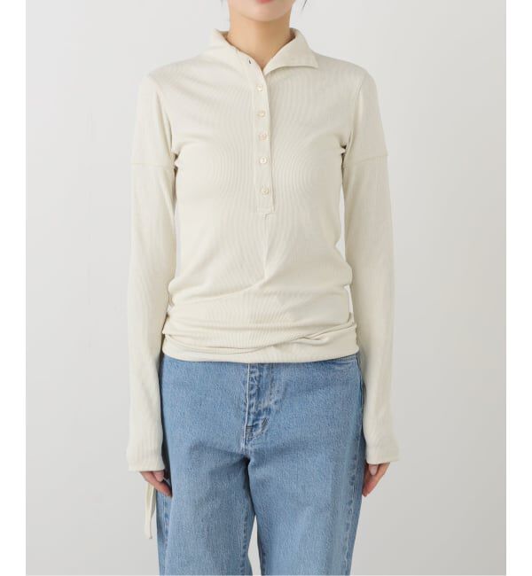 JOURNAL STANDARD「【LOW CLASSIC/ロウ・クラシック】 BUTTON UP WRAP T SHIRT」|Tシャツ・カットソー|