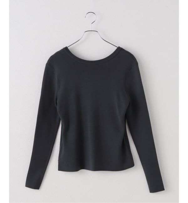 journal standard L'essage「【LOWER】 14G Smooth&Plainstitch Opened Back：ニット」|ニット・セーター|