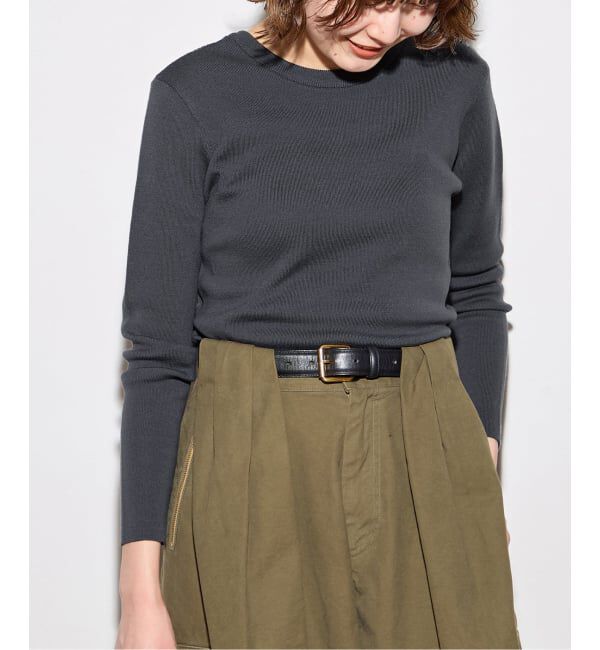 journal standard L'essage「【LOWER】 14G Smooth&Plainstitch Opened Back：ニット」|ニット・セーター|