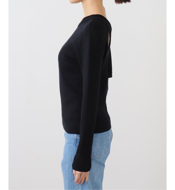 journal standard L'essage「【LOWER】 14G Smooth&Plainstitch Opened Back：ニット」|ニット・セーター|