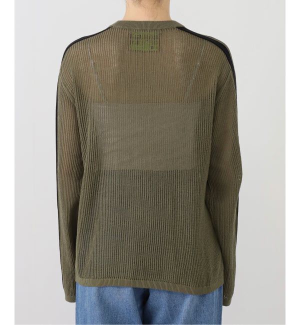 Oriens JOURNAL STANDARD「【BRAIN DEAD/ブレインデッド】LONG SLEEVE MESH SWEATER BDF25O12004581GR01」|ニット・セーター|