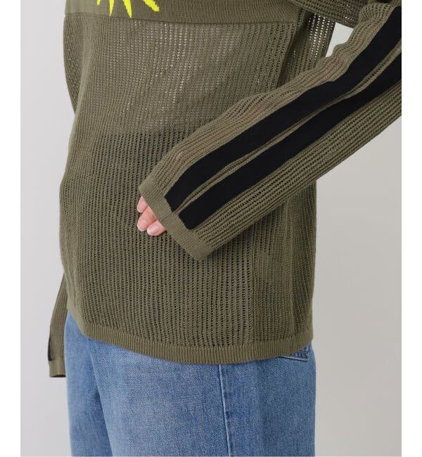 Oriens JOURNAL STANDARD「【BRAIN DEAD/ブレインデッド】LONG SLEEVE MESH SWEATER BDF25O12004581GR01」|ニット・セーター|
