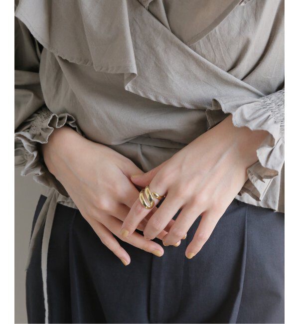 JOURNAL STANDARD「【PHILIPPE AUDIBERT】Paige ring brass gold」|リング|