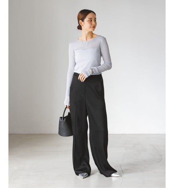 NOBLE「《追加3》シアーテレコロングスリーブプルオーバー」|Tシャツ・カットソー|