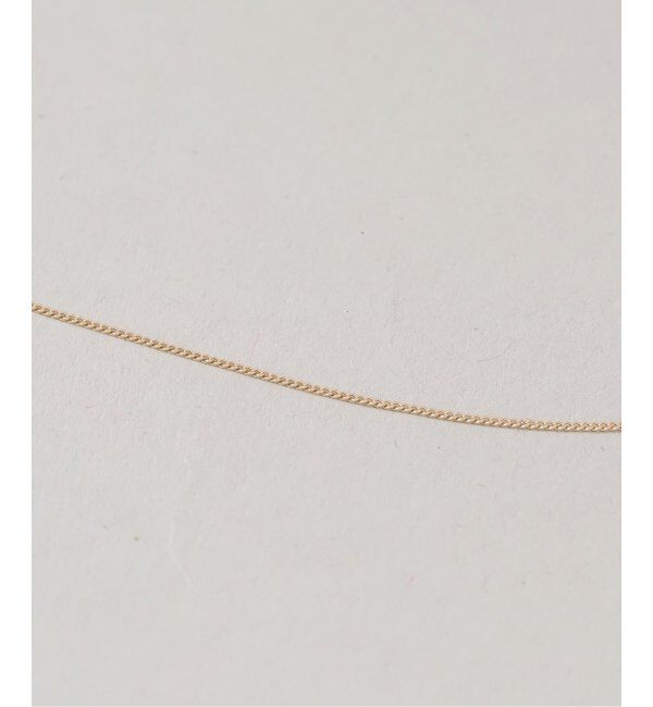 Lilas by Spick&Span「《WEB限定》スライスオニキスサークルネックレス K10」|ネックレス|