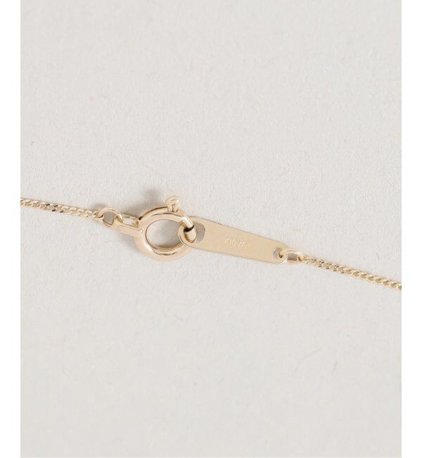 Lilas by Spick&Span「《WEB限定》スライスオニキスサークルネックレス K10」|ネックレス|