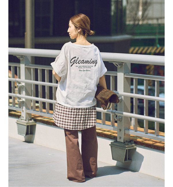 FRAMeWORK「≪追加≫haru&times;FRAMeWORK　コラボロゴTEE」|Tシャツ・カットソー|