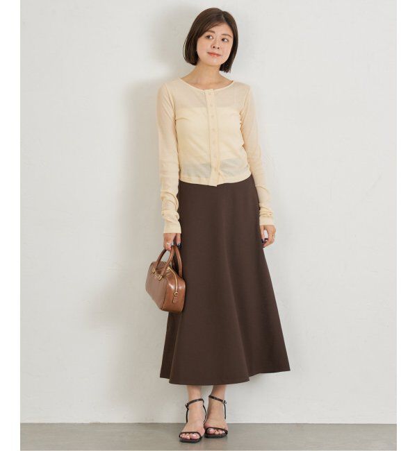 U by SPICK&SPAN「《WEB限定》カットフレアスカート」|スカート|