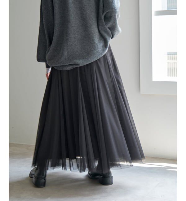 Spick and Span「《追加》チュールスカート」|スカート|