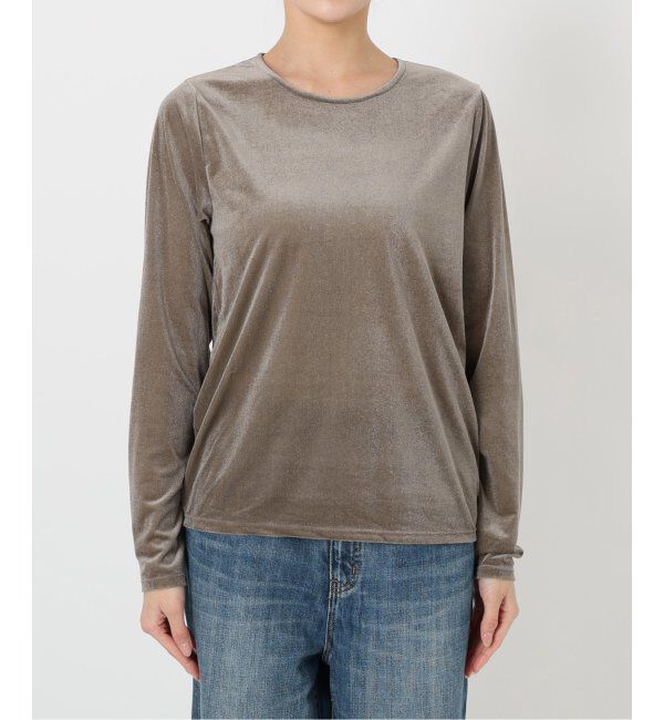 Spick and Span「シアーベロアプルオーバー」|Tシャツ・カットソー|