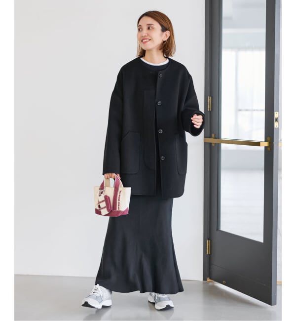 ≪WEB限定追加≫ハミルトンリバークルーネックコート（FRAMeWORK