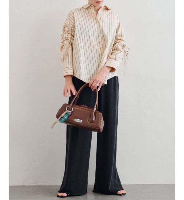 U by SPICK&SPAN「ギャザースリーブシャツ」|シャツ・ブラウス|