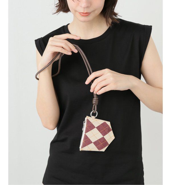 FRAMeWORK「BALMYDAYS*oll*FRAMeWORK アーガイルポーチ」|ポーチ|