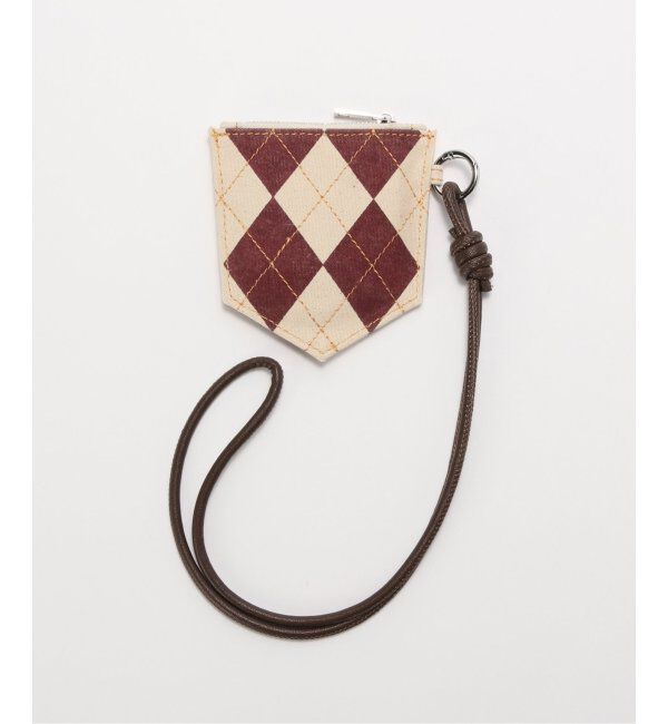 FRAMeWORK「BALMYDAYS*oll*FRAMeWORK アーガイルポーチ」|ポーチ|