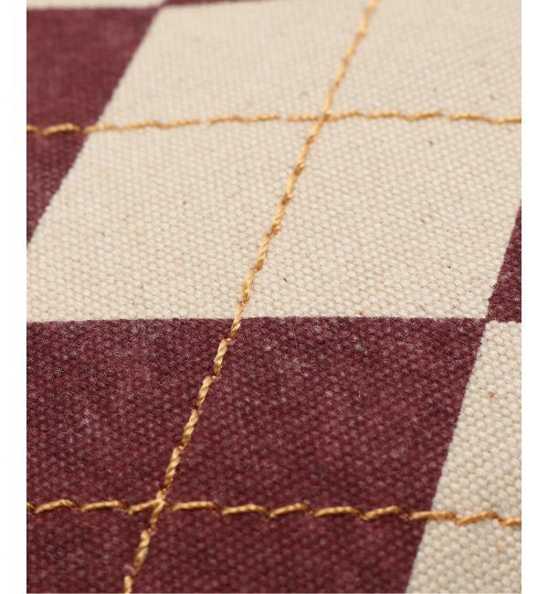 FRAMeWORK「BALMYDAYS*oll*FRAMeWORK アーガイルポーチ」|ポーチ|