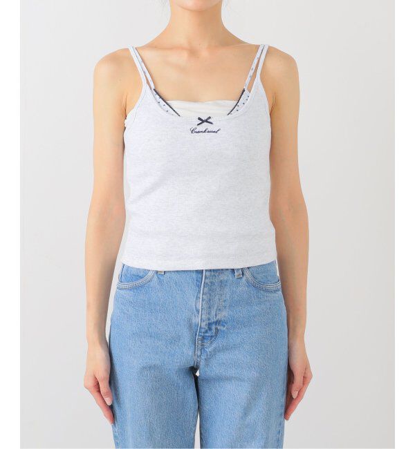 U by SPICK&SPAN「CRANK/クランク STAR LAYERED SLEEVELESS SET」|キャミソール|