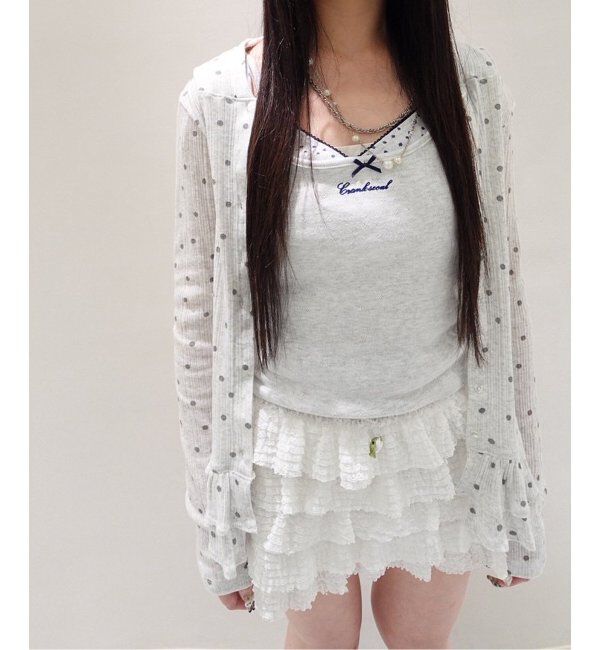 U by SPICK&SPAN「CRANK/クランク STAR LAYERED SLEEVELESS SET」|キャミソール|