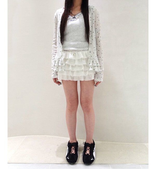 U by SPICK&SPAN「CRANK/クランク STAR LAYERED SLEEVELESS SET」|キャミソール|