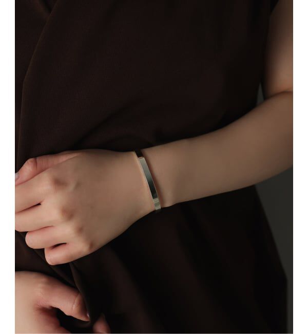 Spick and Span「【SAMH by LILAS】5mmプレートバングル SV」|ブレスレット・バングル|
