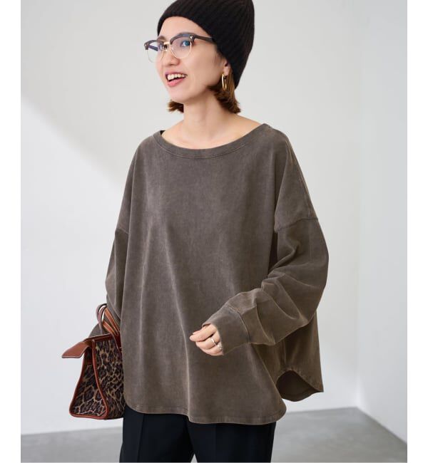 FRAMeWORK「ウェットオゾン加工L/Tee」|Tシャツ・カットソー|