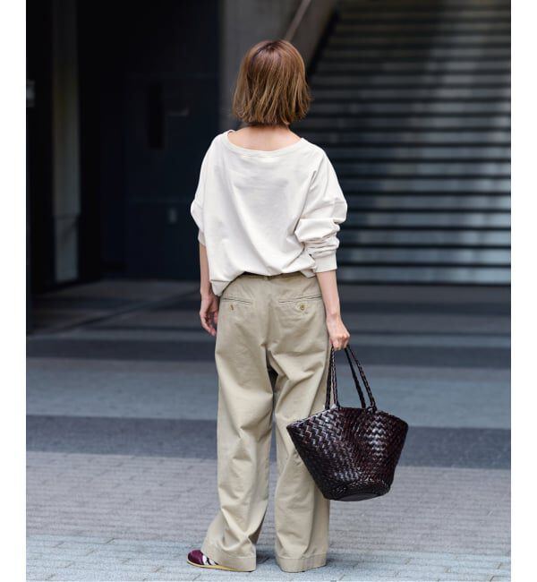 FRAMeWORK「ウェットオゾン加工L/Tee」|Tシャツ・カットソー|