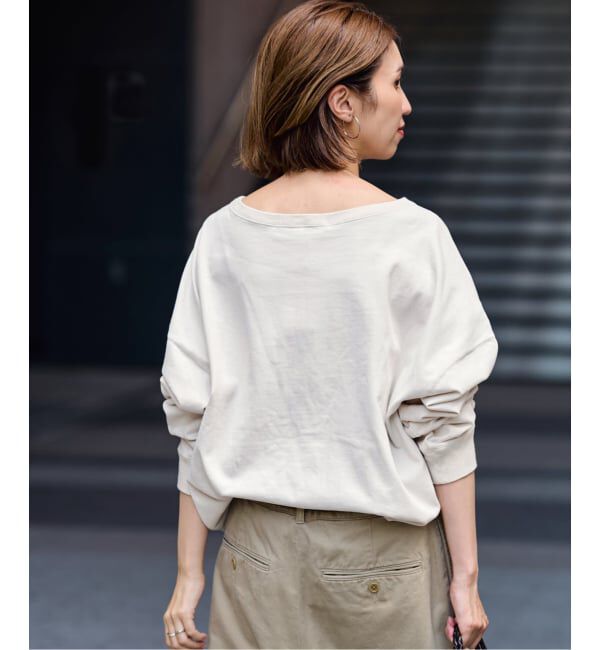 FRAMeWORK「ウェットオゾン加工L/Tee」|Tシャツ・カットソー|