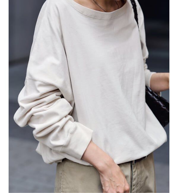 FRAMeWORK「ウェットオゾン加工L/Tee」|Tシャツ・カットソー|