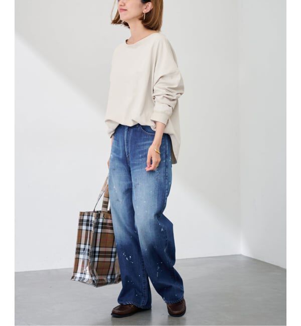 FRAMeWORK「ウェットオゾン加工L/Tee」|Tシャツ・カットソー|