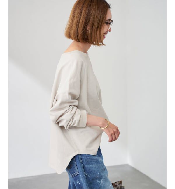 FRAMeWORK「ウェットオゾン加工L/Tee」|Tシャツ・カットソー|