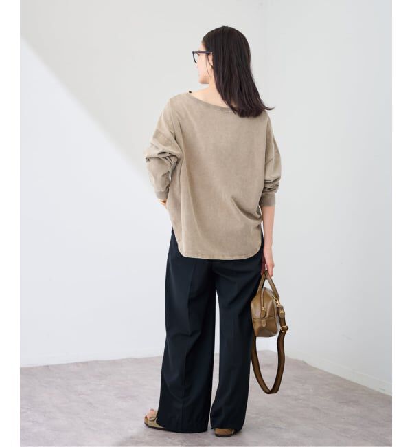 FRAMeWORK「ウェットオゾン加工L/Tee」|Tシャツ・カットソー|